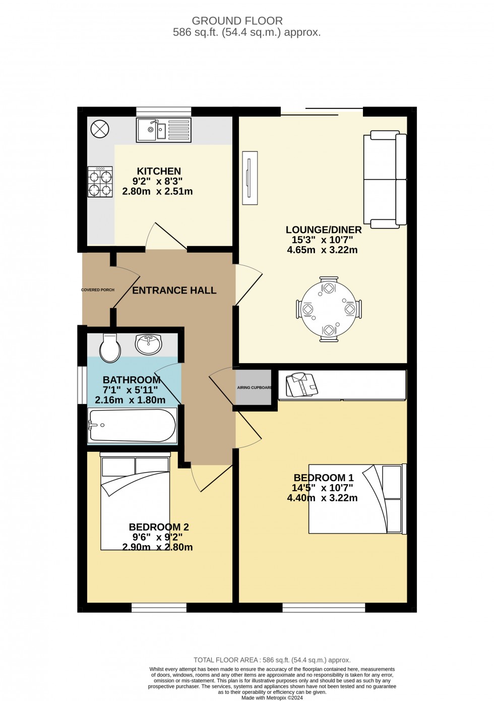 Floorplan for Redruth, Cornwall