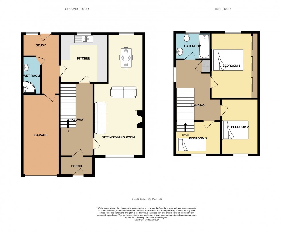 Floorplan for Redruth, Cornwall