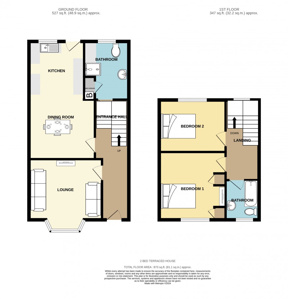 Floorplan for Redruth, Cornwall