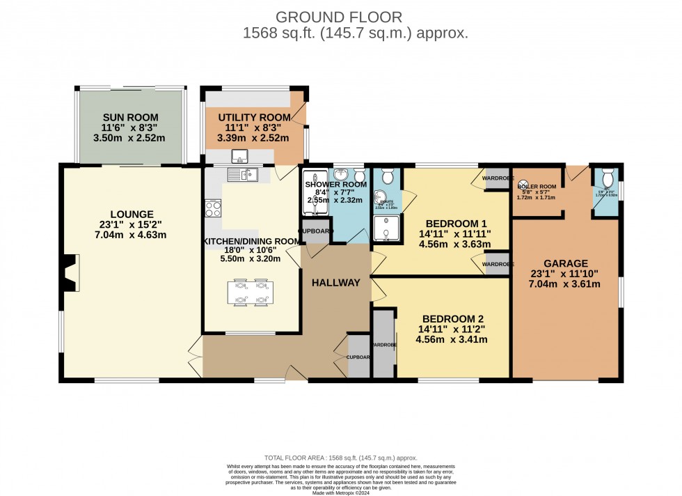 Floorplan for Redruth, Cornwall