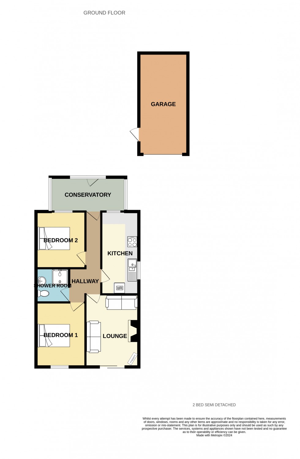 Floorplan for Redruth, Cornwall