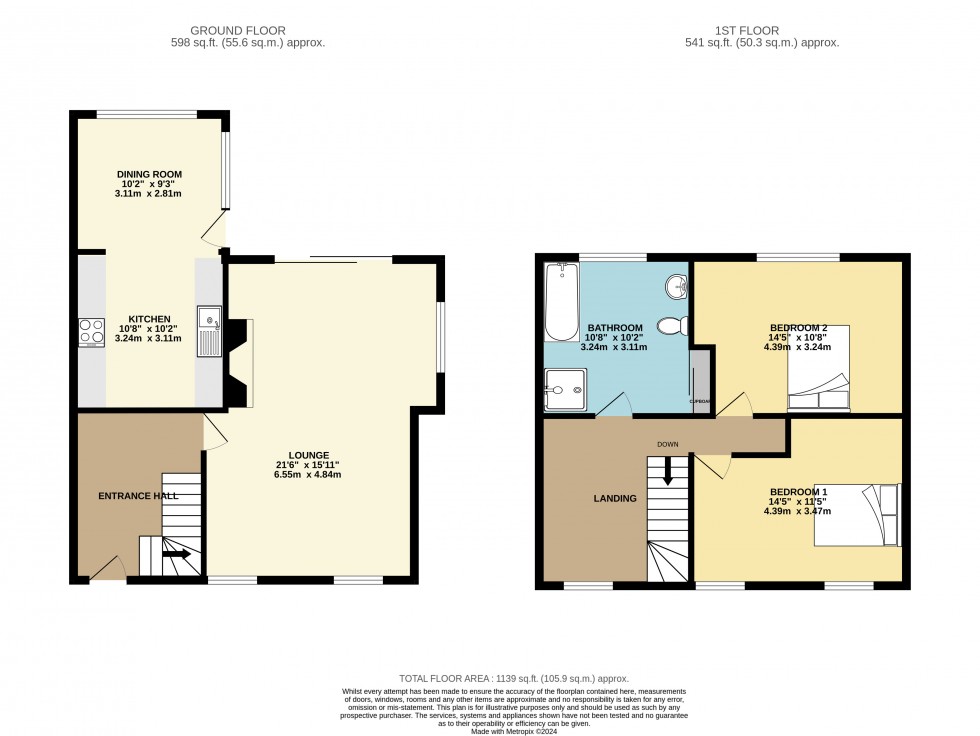 Floorplan for Redruth, Cornwall