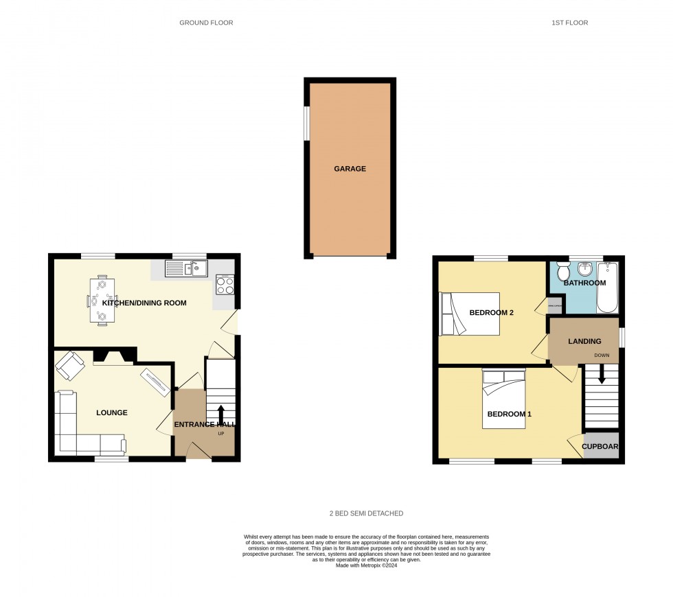 Floorplan for Illogan, Redruth, Cornwall