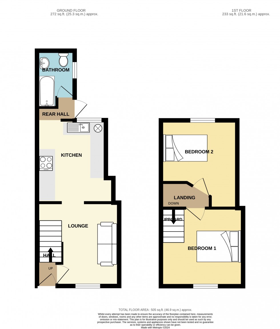 Floorplan for Camborne, Cornwall