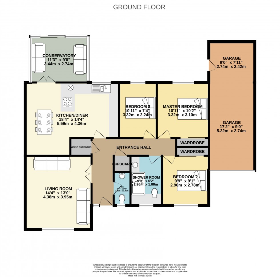 Floorplan for Pool, Redruth, Cornwall