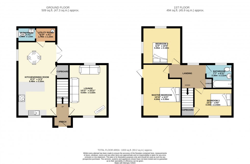 Floorplan for Redruth, Cornwall