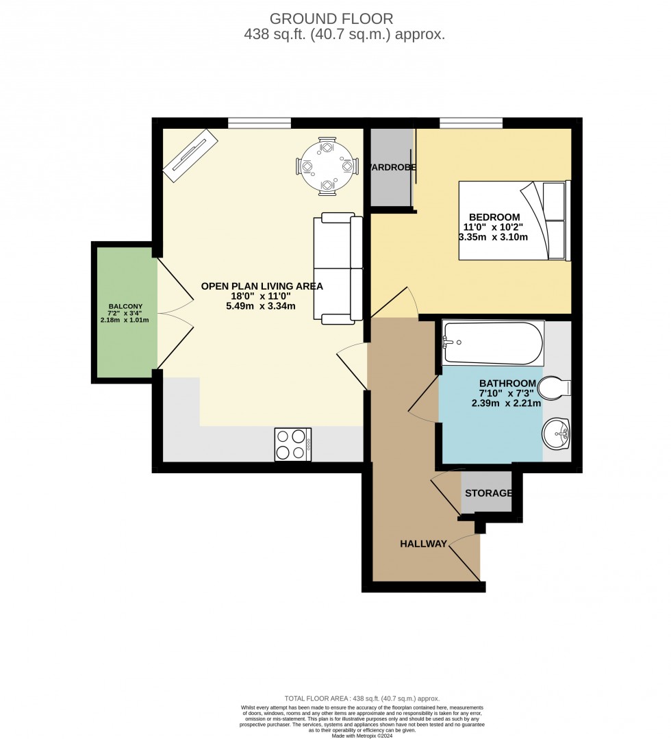 Floorplan for Redruth, Cornwall