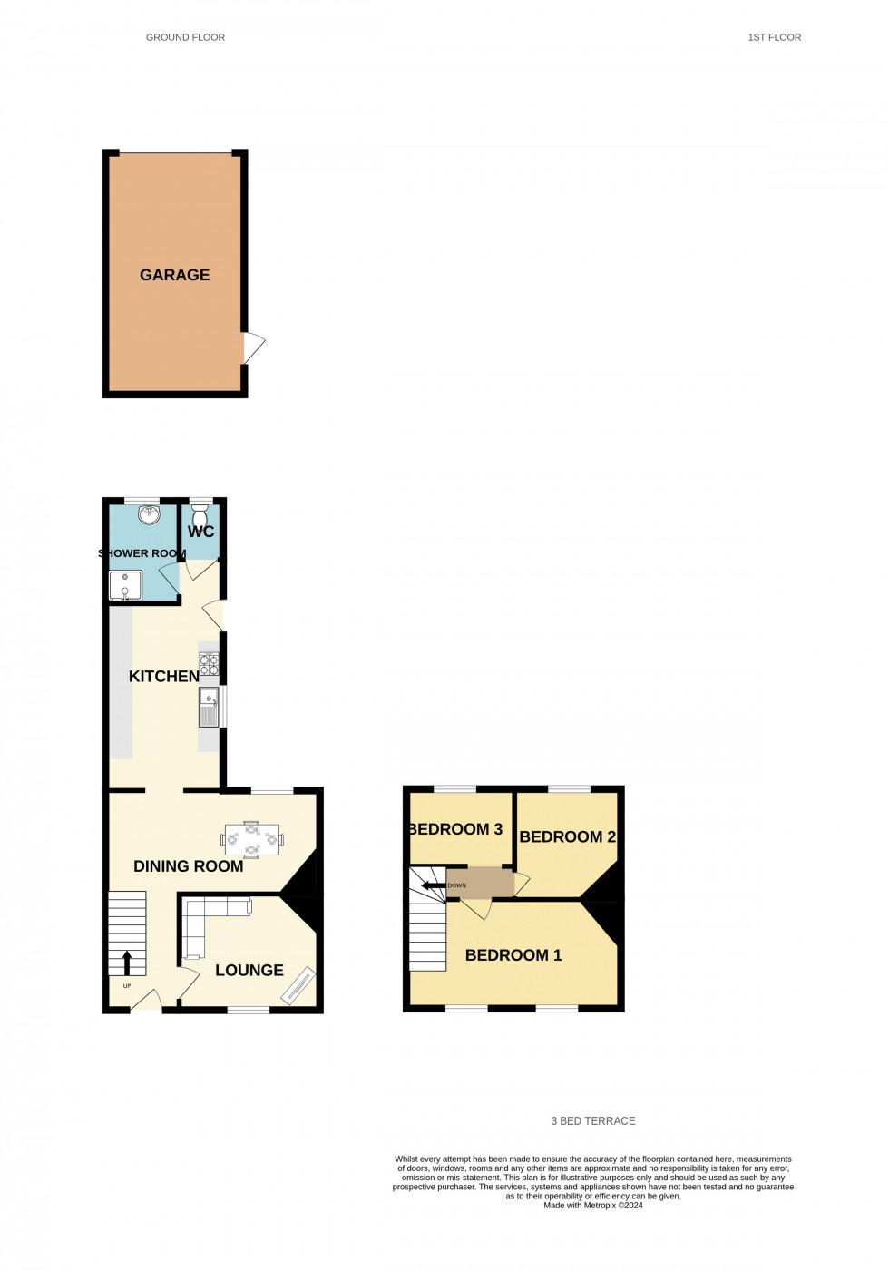 Floorplan for Camborne, Cornwall