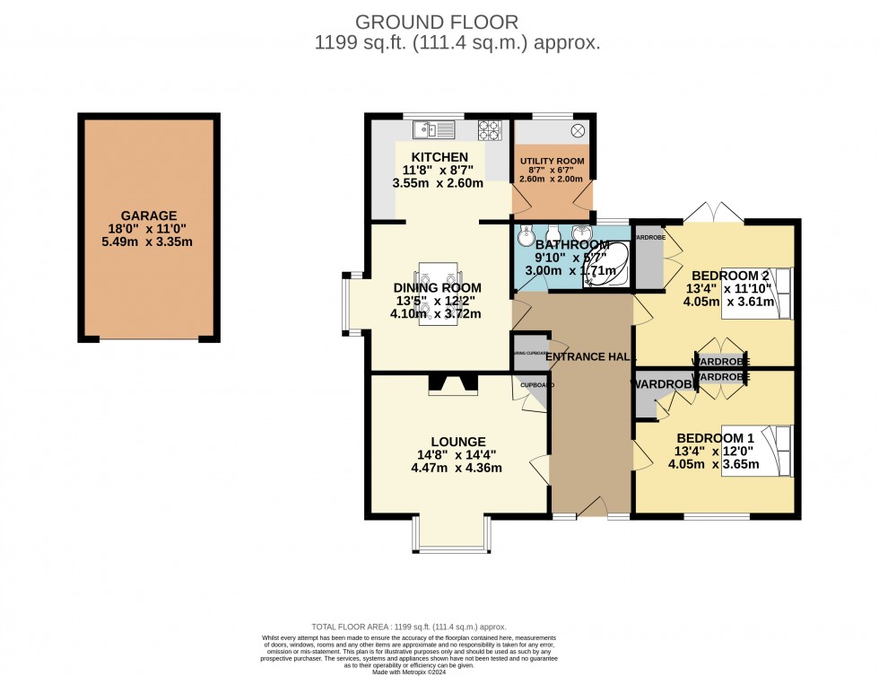 Floorplan for Redruth, Cornwall