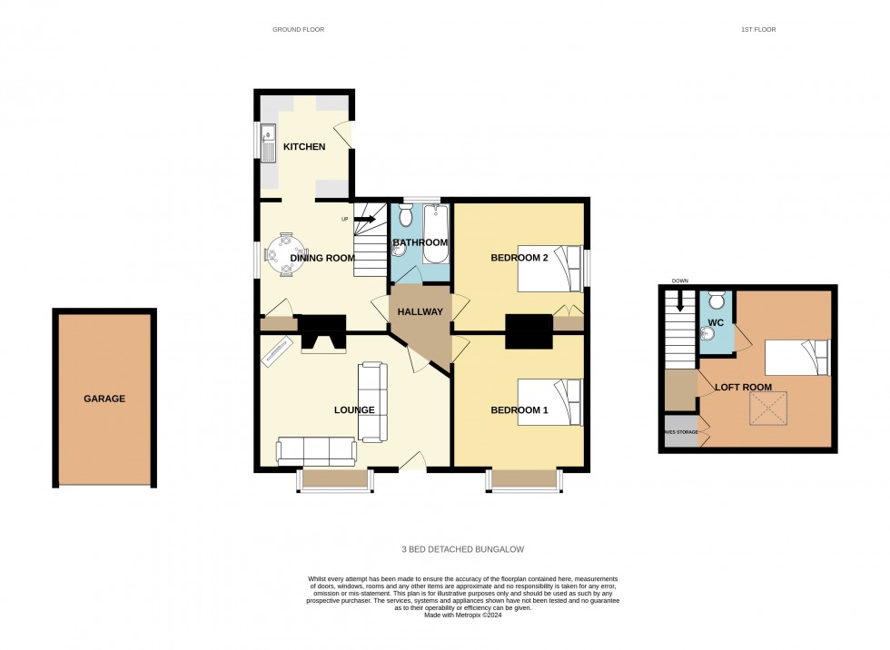 Floorplan for Perranarworthal, Truro, Cornwall