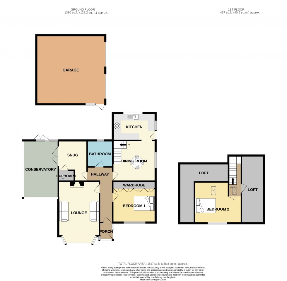 Floorplan for Camborne, Cornwall