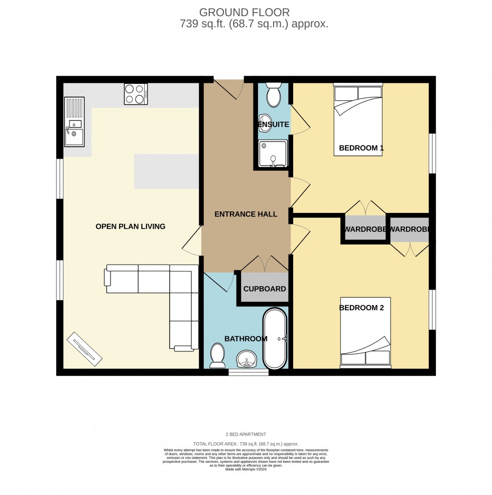 Floorplan for Camborne, Cornwall