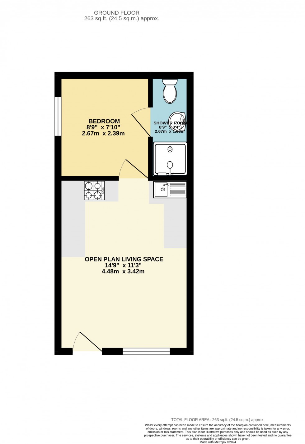 Floorplan for Redruth, Cornwall