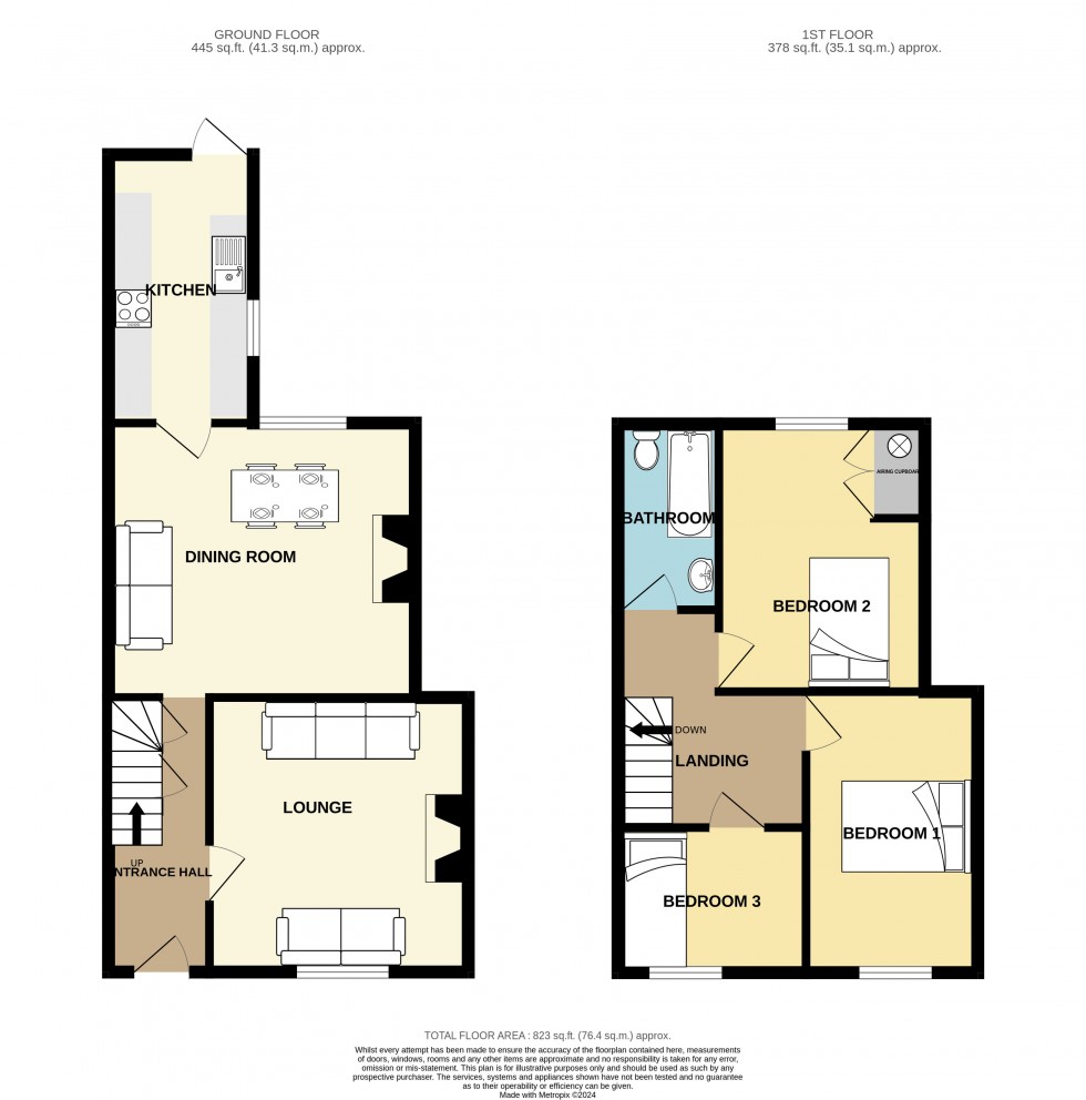 Floorplan for Redruth Highway, Redruth, Cornwall