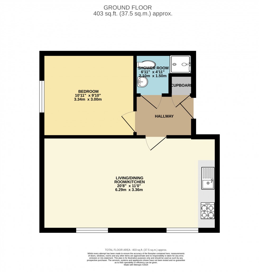 Floorplan for Pool, Redruth, Cornwall