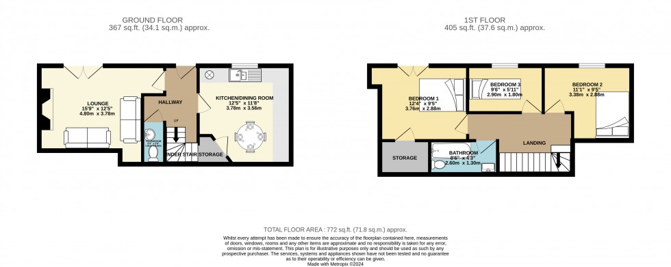 Floorplan for Redruth, Cornwall