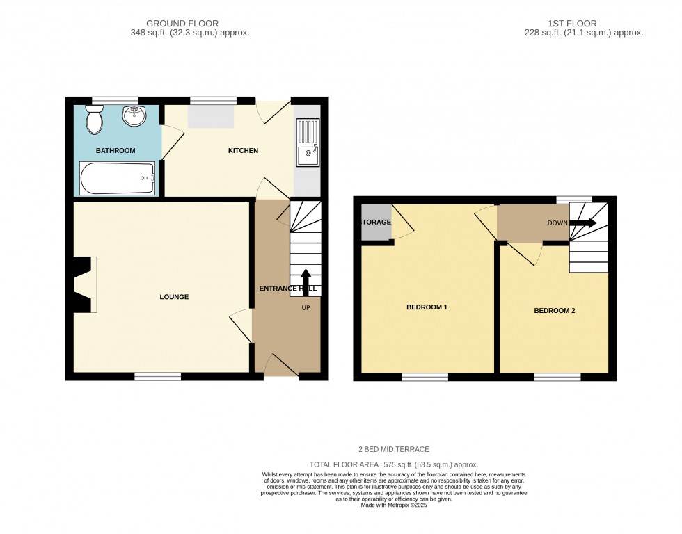 Floorplan for Redruth, Cornwall